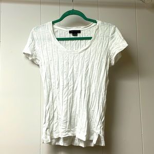 Sanctuary, t-shirt, white, ribbed